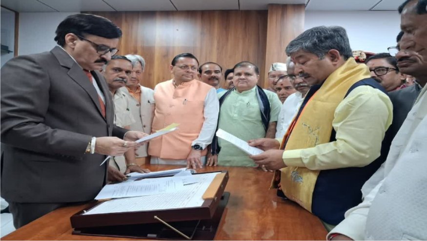 दिनेश आर्य के निर्विरोध राज्यसभा सांसद निर्वाचित