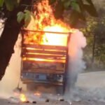 नैनीताल-काठगोदाम मार्ग पर पटाखों से भरे एक ट्रक में अचानक लगी आग