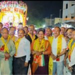 कांग्रेसी कार्यकर्ताओं ने किया महाराजा अग्रसेन जी महाराज की शोभायात्रा का भव्य स्वागत
