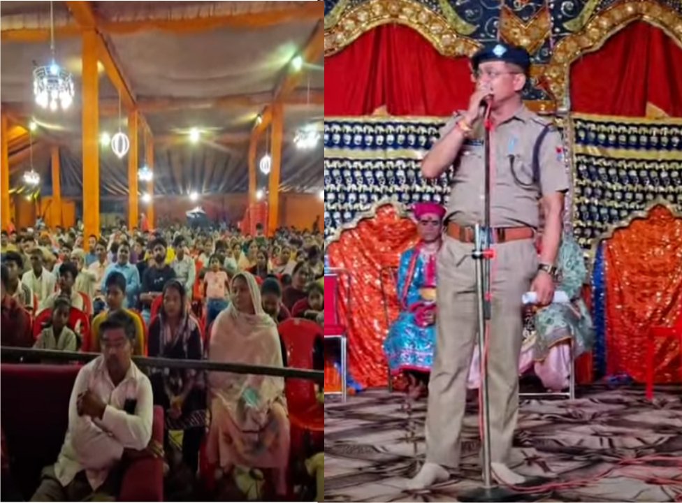 रामलीला मंच के माध्यम से पुलिस ने किया साइबर अपराध, यातायात नियमों एवं नशा उन्मूलन के प्रति जागरूक
